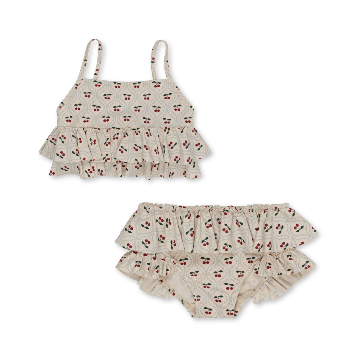 MANUCA FRILL BIKINI CHERRY MOTIF / コンゲススロイド スイムウエア