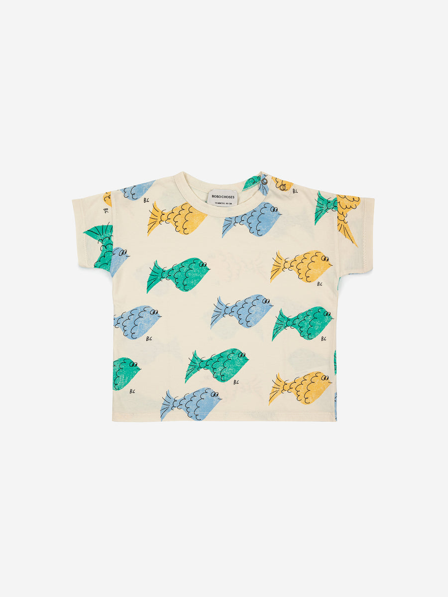 Multicolor Fish all over T-shirt 23SS / ボボショーズ 半袖ベビーT