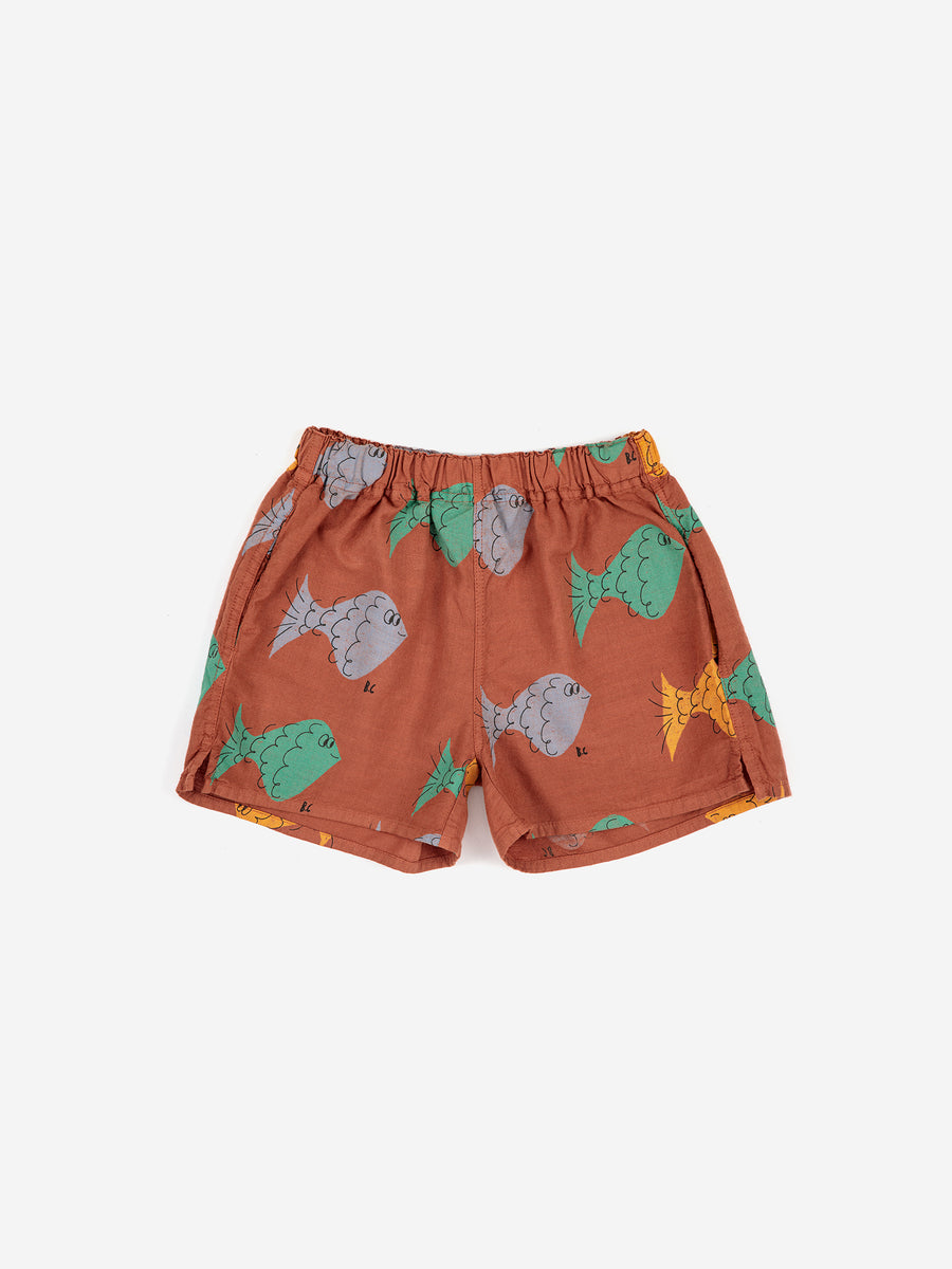 Multicolor Fish all over woven shorts 23SS / ボボショーズ フィッシュ柄 ショートパンツ お魚