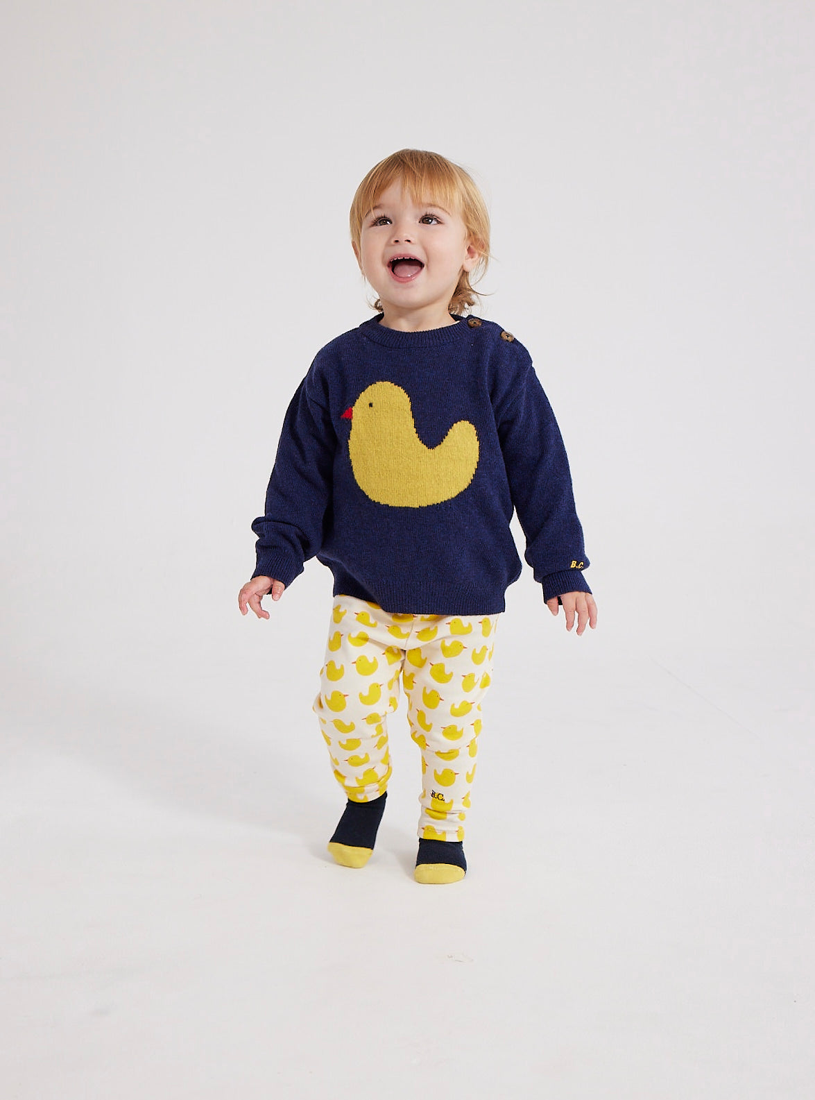 Baby Rubber Duck all over leggings 23AW / ボボショーズ ベビー