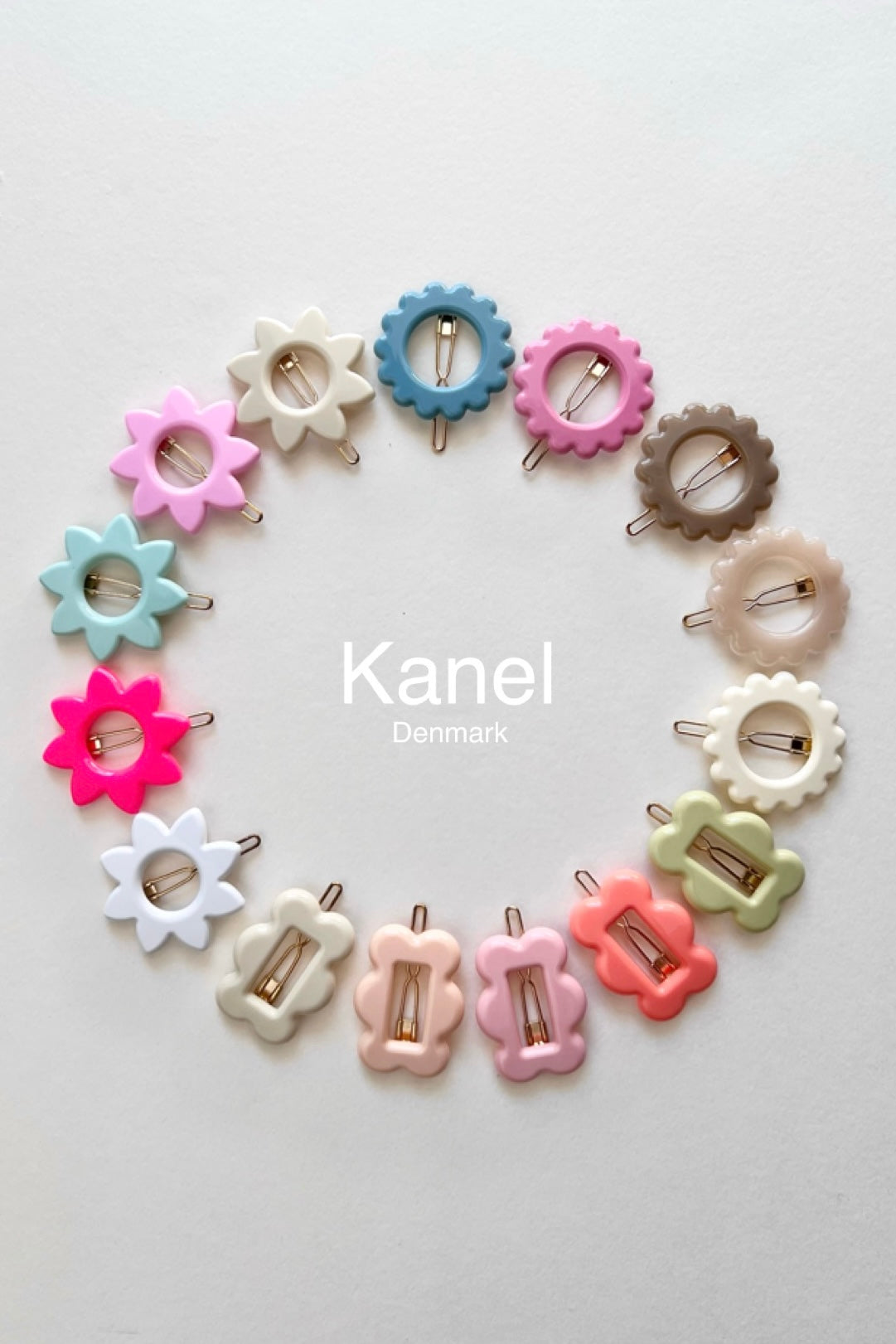 kanel / カネル ヘアクリップ ヘアピン デンマーク製 お花 フラワー 