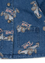 画像をギャラリービューアに読み込む, MAGOT JACKET GOTS RACE DENIM / コンゲススロイド キッズ デニムジャケット Gジャン レーシングカー KS101586
